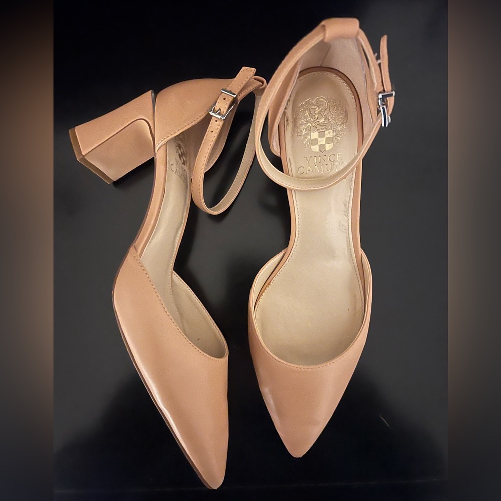 Vince Camuto Hendriy Tan Ankle Strap Heels